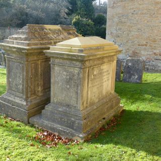 Group of 9 monuments in the churchyard approximately 4 metres south of chancel to Church of St Mary