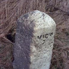 Milestone Circa 150 Metres North West Of Burn Bridge