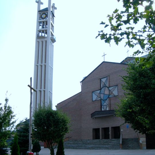 Holy Cross church in Łapy