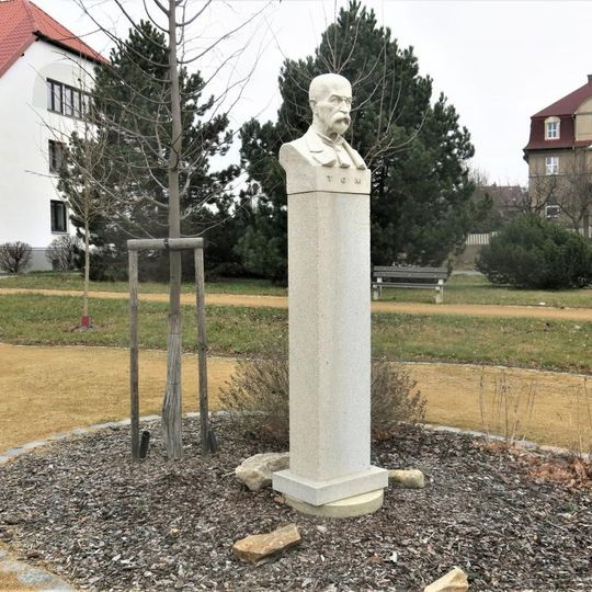 Bust of Tomáš Garrigue Masaryk in Chrastava