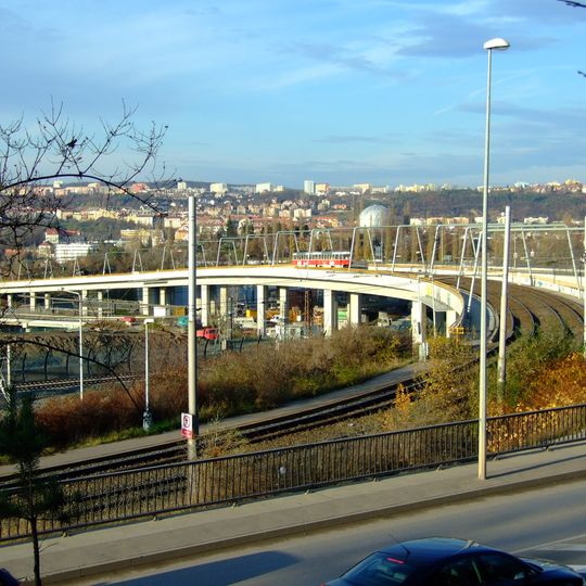 Tram bridge Krejcárek - Palmovka