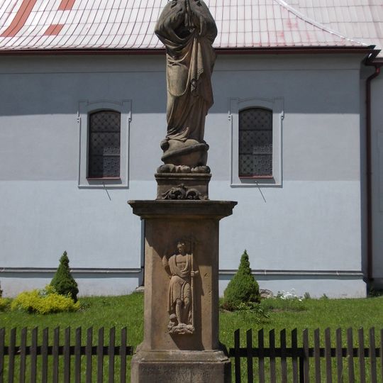 Socha Panny Marie v Levínské Olešnici