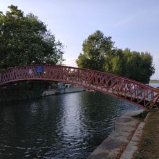 Medley Footbridge At Medley Weir