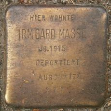 Stolperstein dedicated to Irmgard Masse
