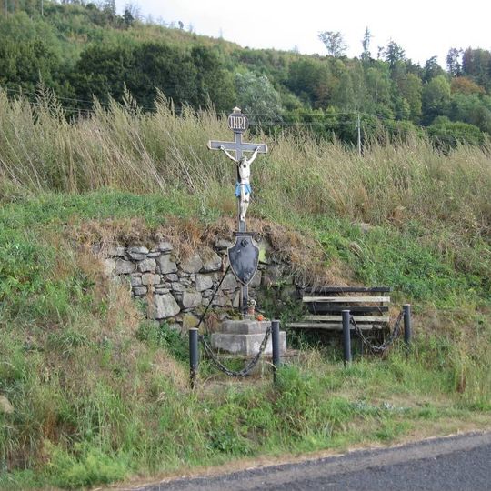 Boží muka u silnice z Jakubova do Vojkovic