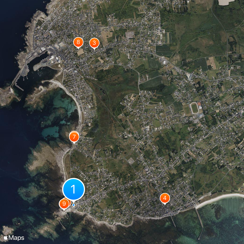 Penmarc'h Lighthouse Map