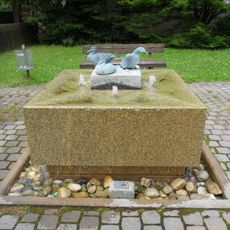Entenbrunnen vor dem Alten Friedhof