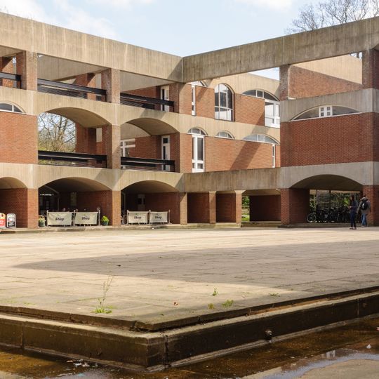 Falmer House Including Moat Within Courtyard