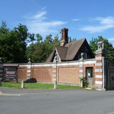 Bollards At Entrance Gateway To Trent Park