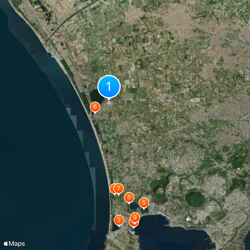 Allied Joint Force Command Naples Map