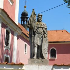 Socha svatého Václava u kostela v Hrádku