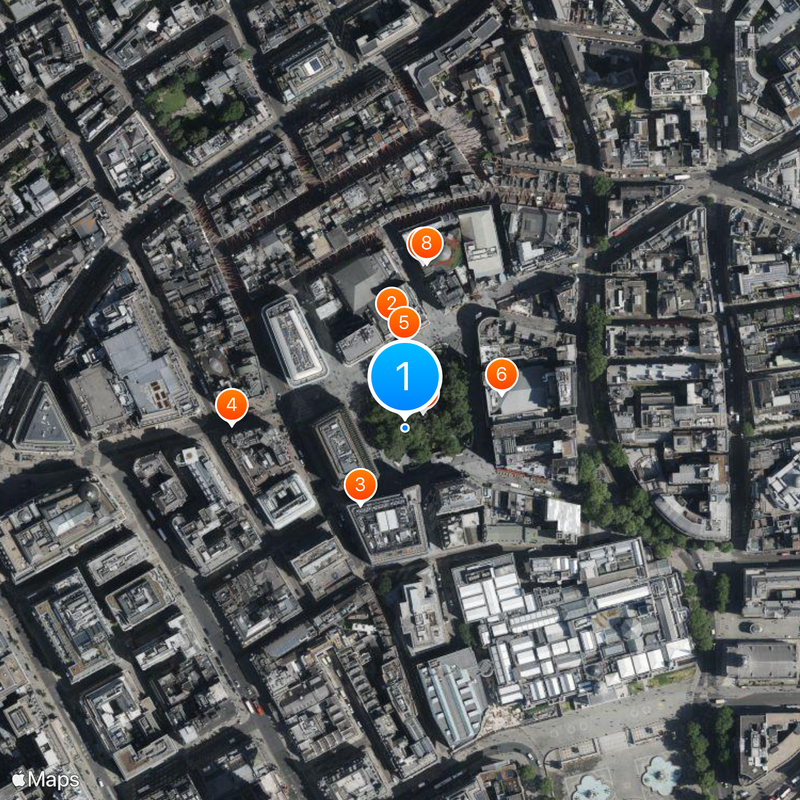 Leicester Square Mapa