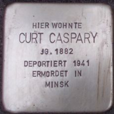 Stolperstein en memoria de Curt Caspary
