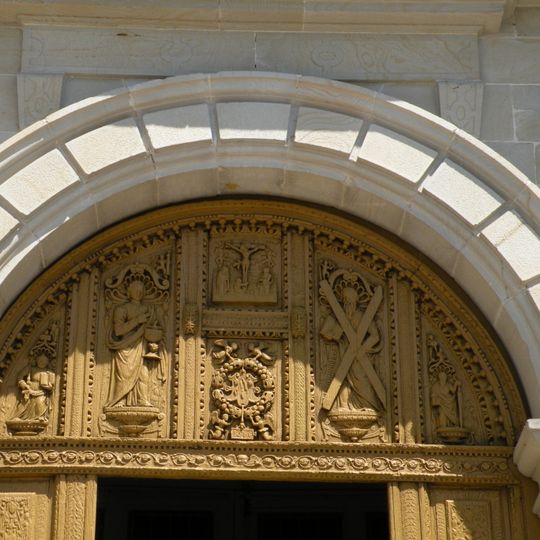 Vantail de la porte occidentale de l'église Notre-Dame de Vitré