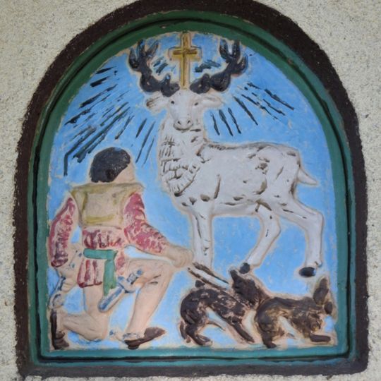 Heiligenbild Hl. Hubertus Stiefern