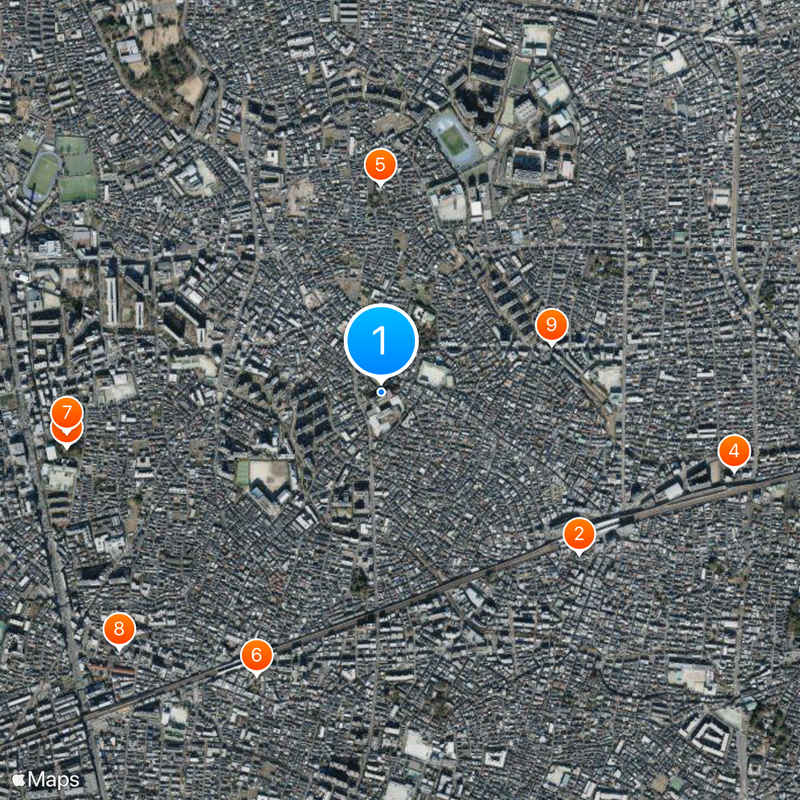 Keisen Jogakuen High School Map