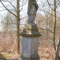 Socha svatého Jana Nepomuckého u mostu přes Cidlinu v Novém Bydžově