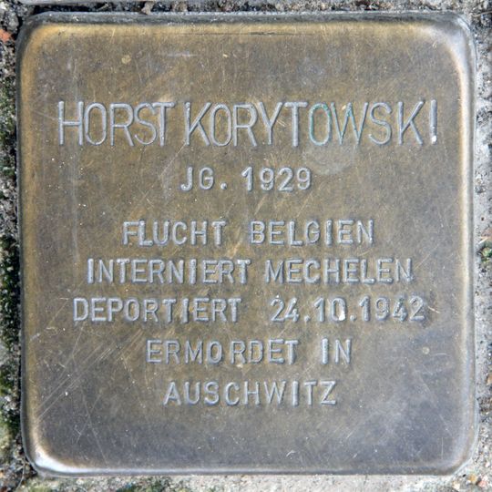 Stolperstein für Horst Korytowski