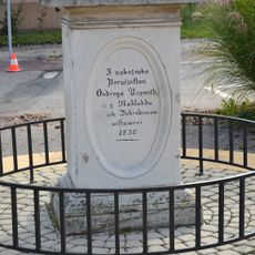 Socha sv. Floriána, podstavec