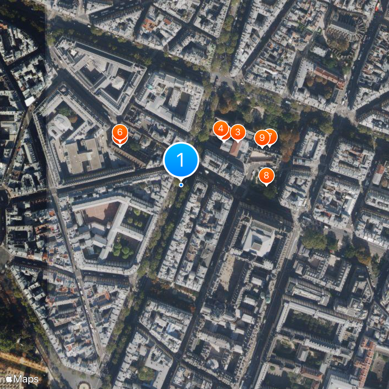 Barrio Latino de París Mapa