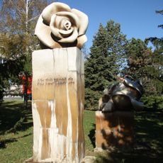 Rose sculpture