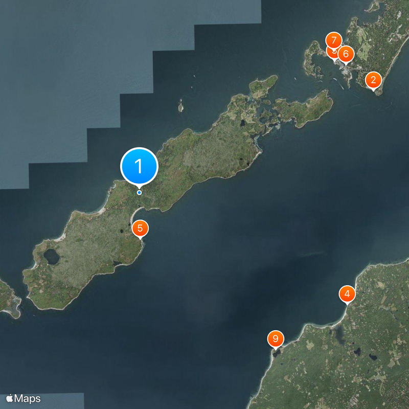 Naushon Island Map