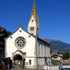 Church tower of St. Jacob in Barbian