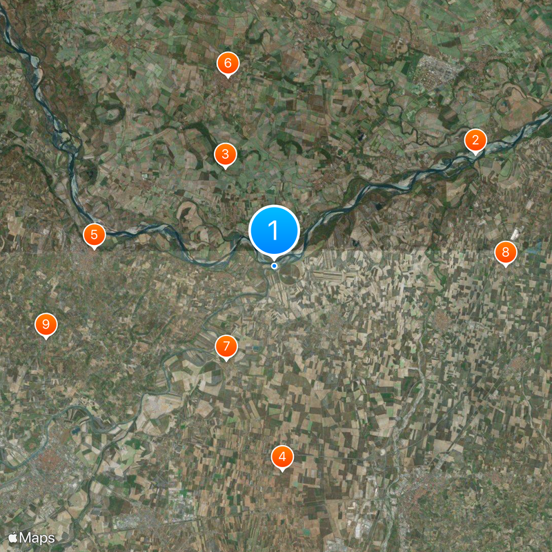 Tanaro Map