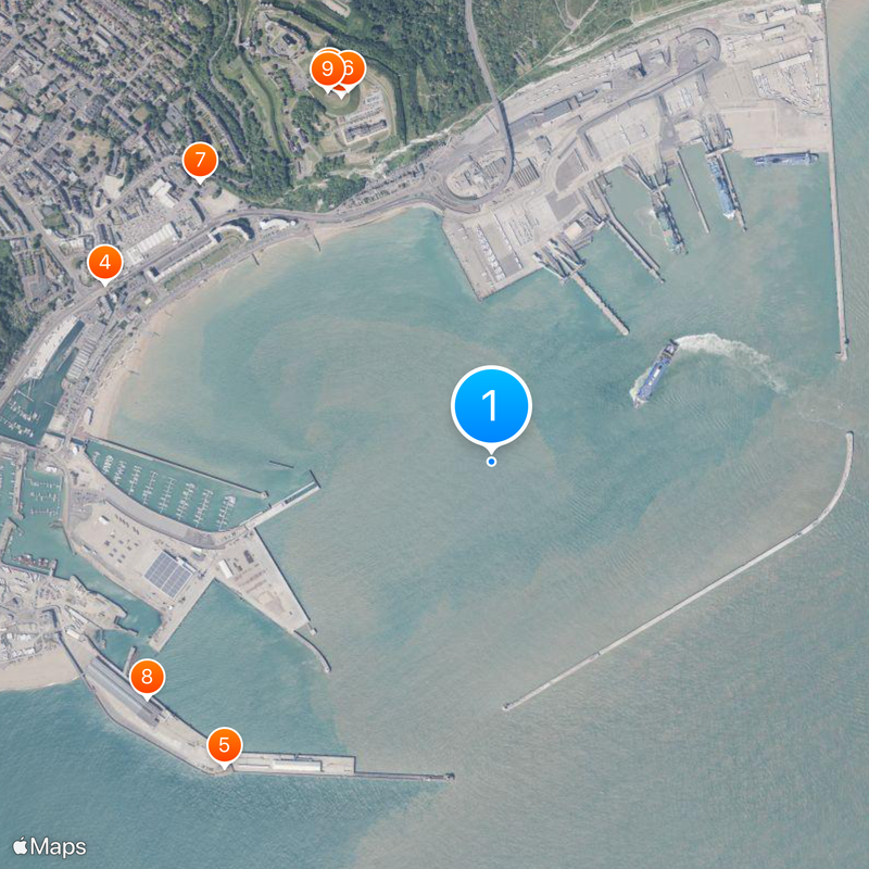 Port of Dover Map