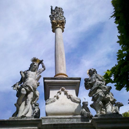 Maria column in Vranov nad Dyjí