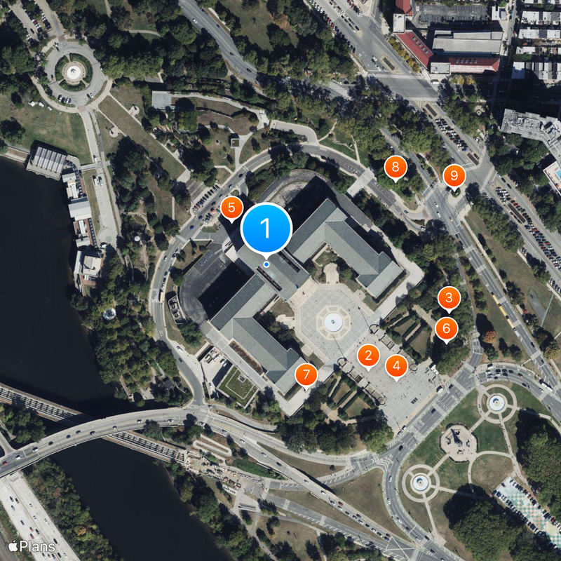 Philadelphia Museum of Art Mapa
