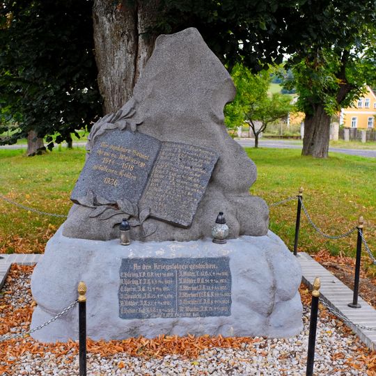 World War I memorial in Sítiny