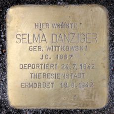 Stolperstein dedicated to Selma Danziger