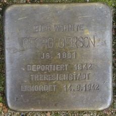 Stolperstein dedicated to Georg Gerson