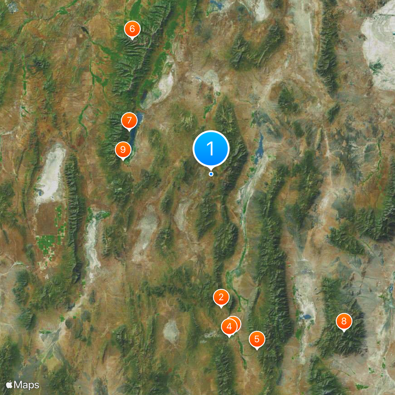 Intermountain West Map