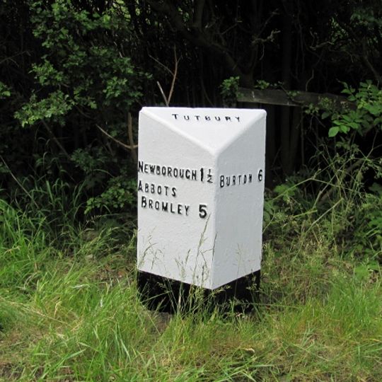 Milepost, by Needwood Airfield