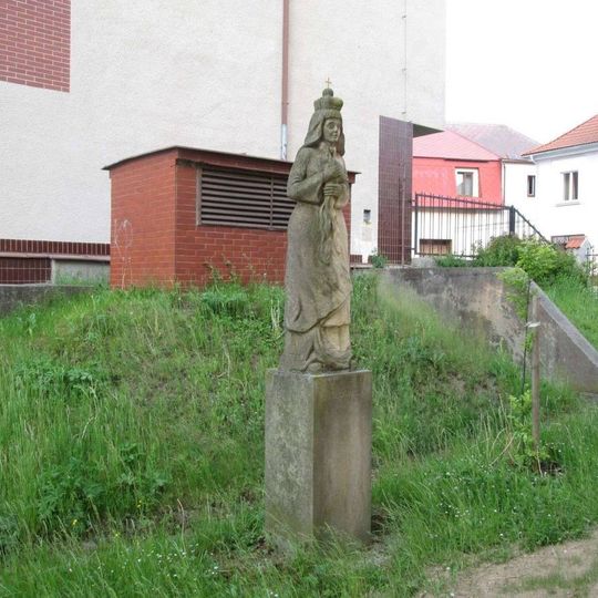 Socha svaté Ludmily v Nepomuku