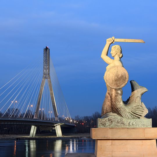 Syrenka Monument in Powiśle