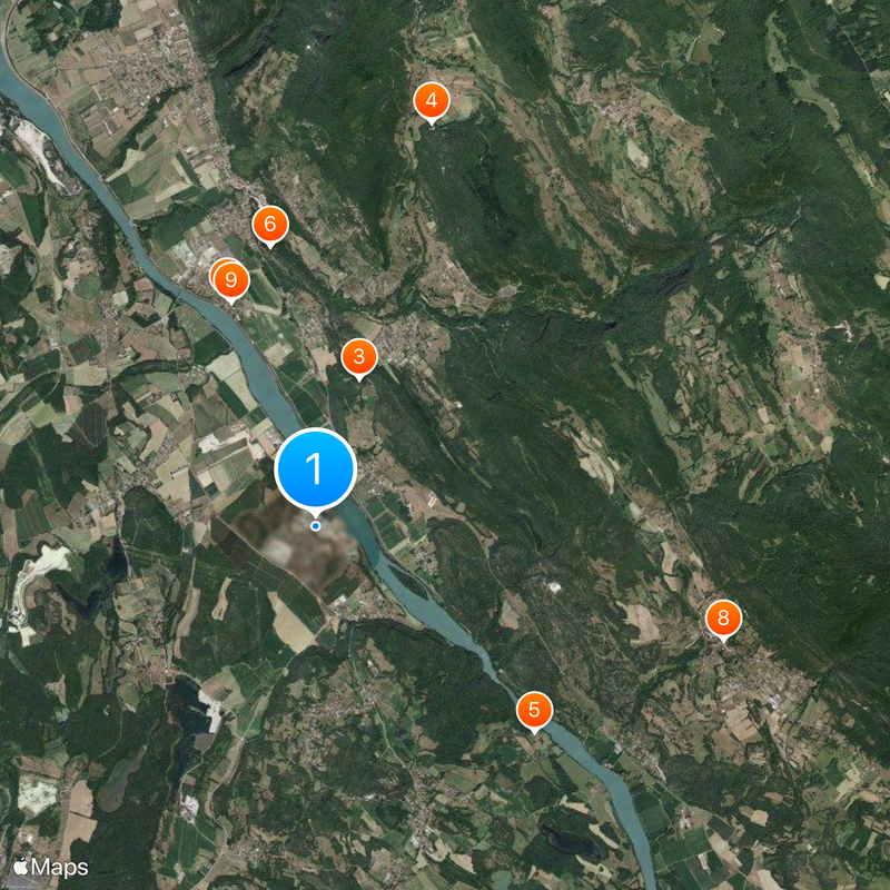 Superphénix Map