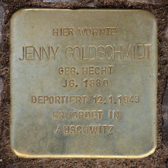 Stolperstein für Jenny Goldschmidt