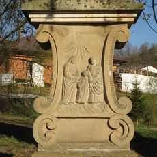 Kříž v Horních  Studénkách v jižní části