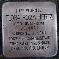 Stolperstein dedicated to Flora Roza Hertz