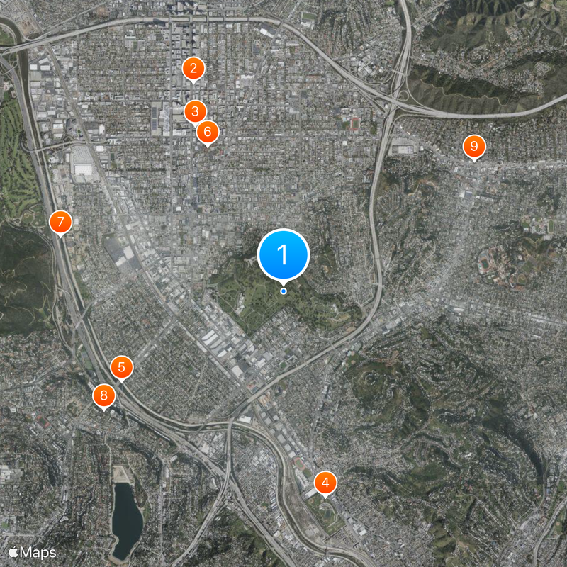 Forest Lawn Memorial Park Map