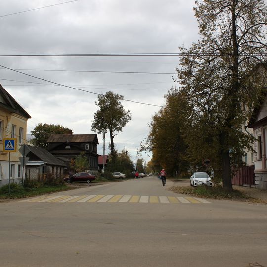 Образец застройки перекрестка улиц