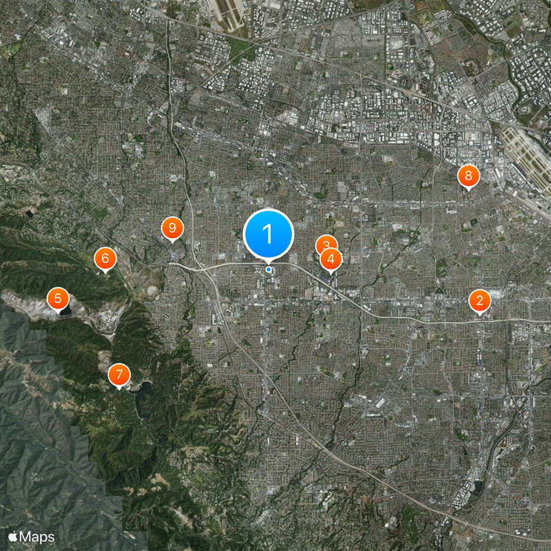 Apple University Map