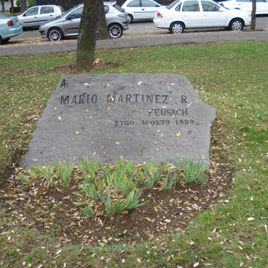 Piedra en Homenaje a Mario Martínez Rodríguez