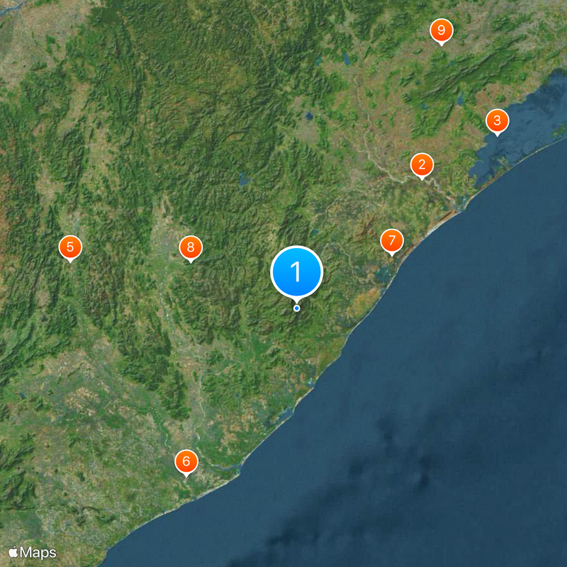 Eastern Ghats Map