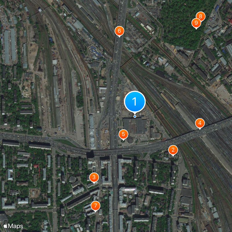 Rizhskaya Map