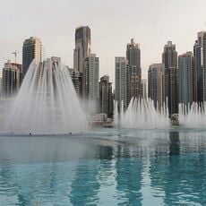 Fontänen i Dubai
