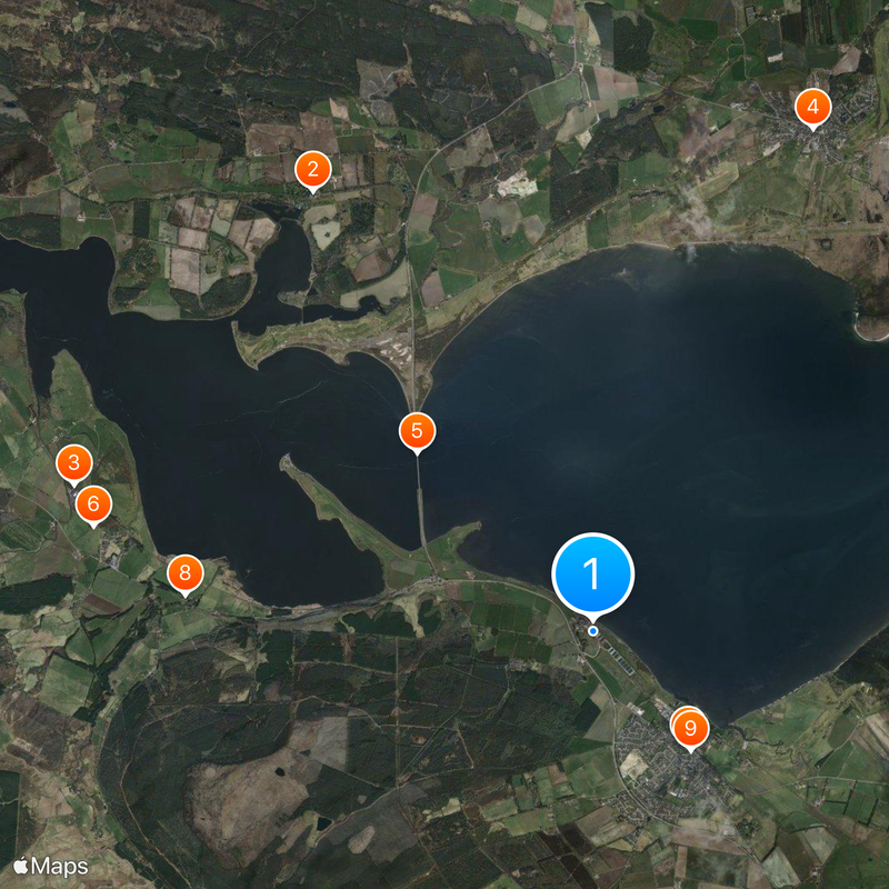 Glenmorangie distillery Map